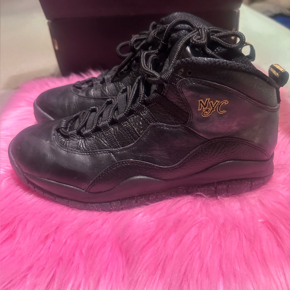 Jordan Black NYC High-Top Sneakers
